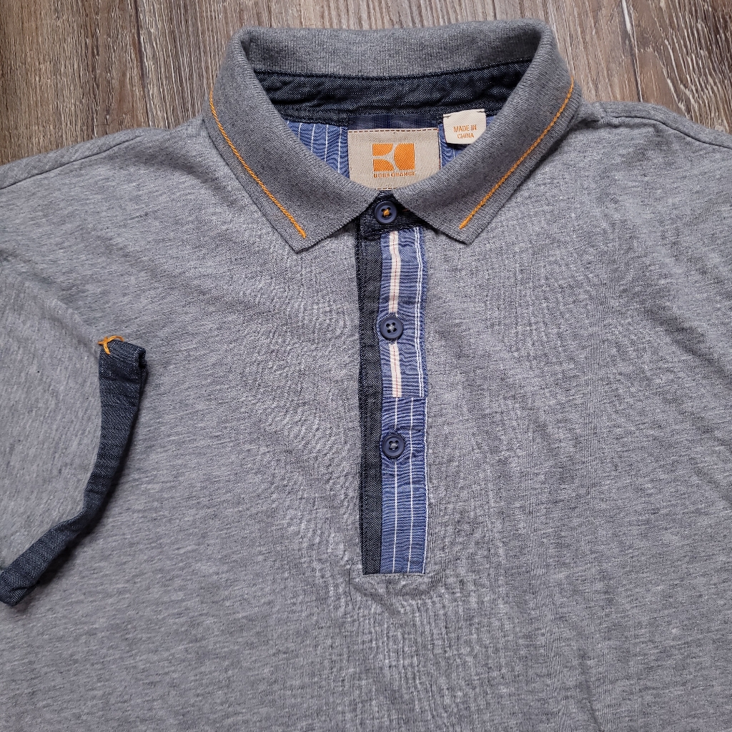 Boss Orange Hugo Boss Pica Polo Preppy Designer Soft Cotton Knit Small
